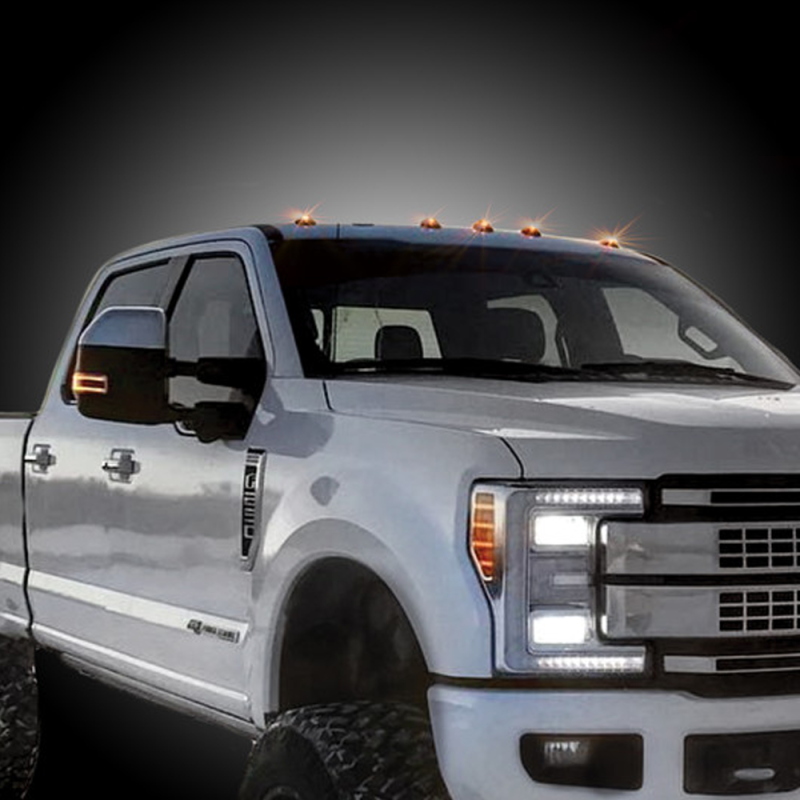 RECON Amber LED Cab Roof Lights w/Amber LED's 20172018 Ford Super Duty Dale's Super Store
