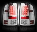 RECON - Recon Dodge LED Tail Lights Clear Lens | 264236CL | 2009-2023 Dodge Ram 1500/2500/3500