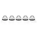 RECON - Recon Ford Cab Roof Lights Clear Lens White LED's Black Housing | 264143WHCL | 1999-2016 Ford Super Duty
