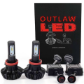 Outlaw Lights - Outlaw Lights LED Headlight Kit | 2007-2015 GMC Sierra Low/High Beams | H11/9005-HB3