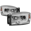 Spyder - Spyder® Chrome LED DRL Bar Projector Headlights | 06-08 Dodge Ram 1500 / 06-09 Dodge Ram 2500/3500