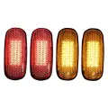 RECON - Recon Dodge Dually Red/White Fender Lights | 264131CL | 2003-2009 Dodge Ram