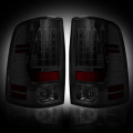 RECON - Recon Dodge LED Tail Lights Smoke lens | 264169BK | 2009-2023 Dodge Ram 1500 / 2010-2014 Ram 2500/3500