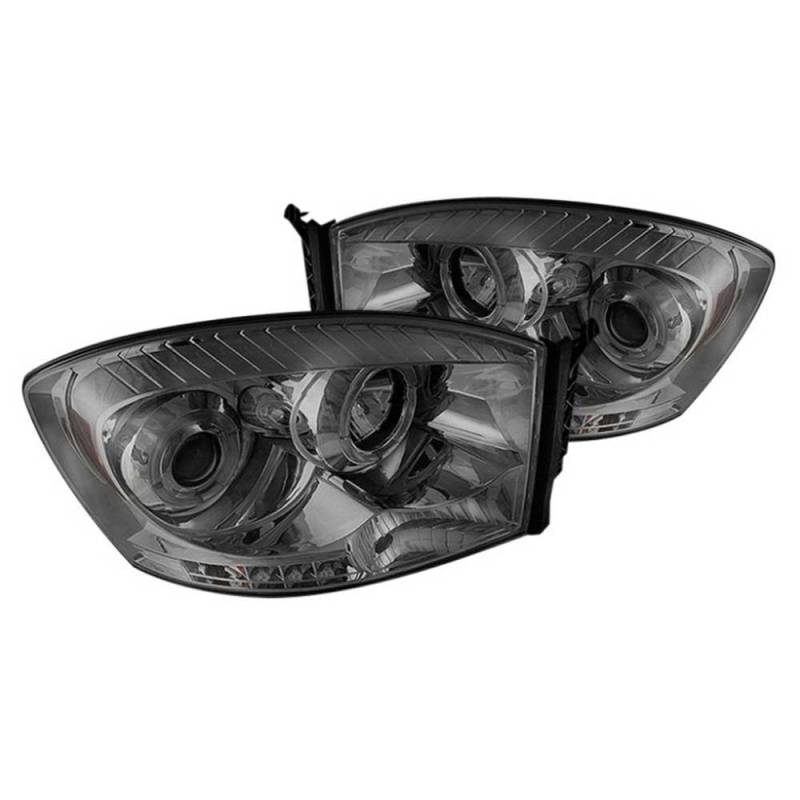 thumbnail image 2 of Chrome Headlight & Fog Light Combo Kit For 2006-2009 Dodge Ram 1500 2500 3500 2 of 4