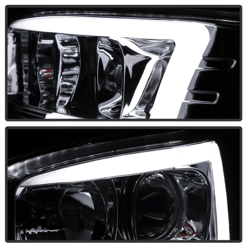 Spyder® Chrome LED DRL Bar Projector Headlights | 1999-2006 GMC