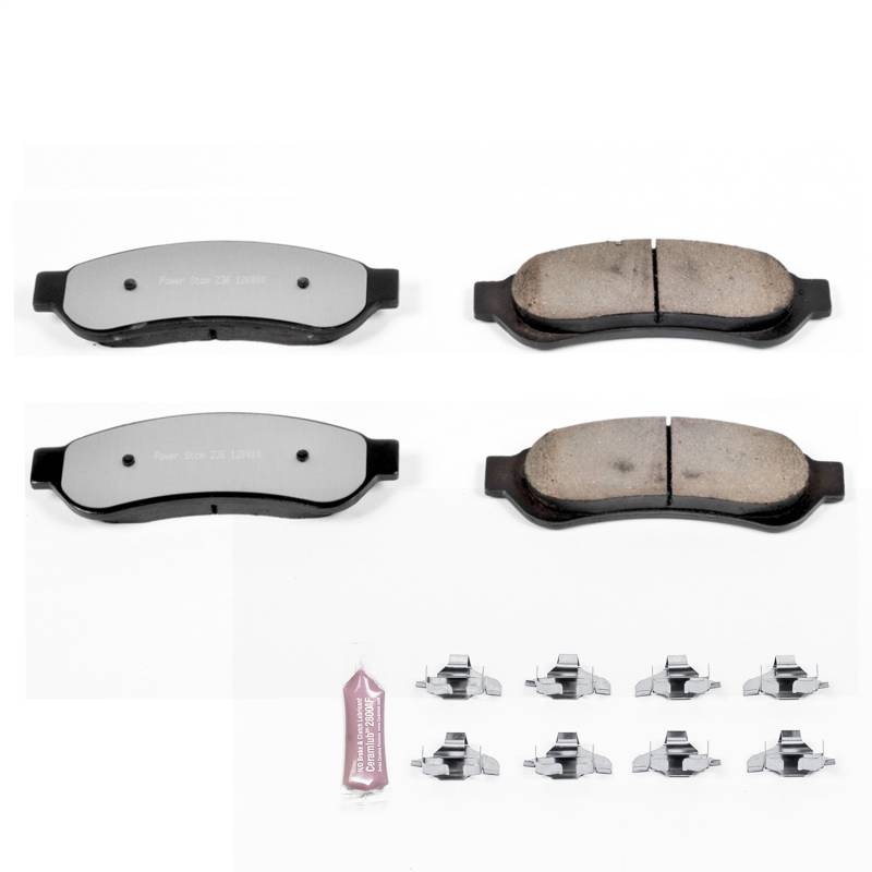 YXPCARS Ceramic Brake Pad Set For 2005-2007 Ford F-250 F-350 Super Duty – Front & Rear, Low Dust