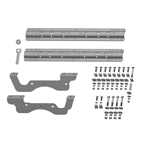 B&W Trailer Hitches 5th Wheel Mounting Rails w/ Brackets | RVK2403 ...