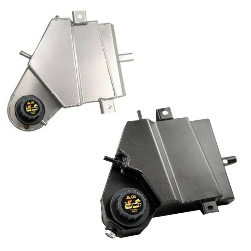 thumbnail image 2 of Red Aluminum Coolant Overflow Tank For Ford 6.0 Powerstroke (2000–2007) – Upgrade 2 of 2