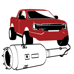 Diesel Particulate Filters DPF, Diesel Oxidation Catalysts DOC, Selective Catalytic Reduction SCR - Light / Medium Duty Trucks, Vans, SUVs DPFs, DOCs, SCRs