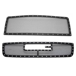Grilles - Black Mesh Rivet Grilles