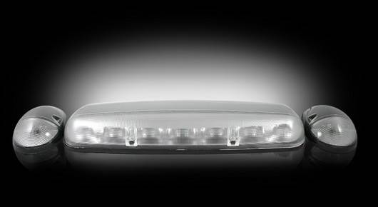 Recon 264155CL Clear Cab Roof Lights For 2002-2007 Chevy & GMC Pickup Trucks