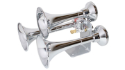 HornBlasters - Hornblasters AH-C3 Outlaw 3 Chime Chrome Train Horn