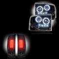 RECON - Ford Superduty F-250 to F-550 2005-07 Recon Smoked Headlights & Tail Lights Lighting Package