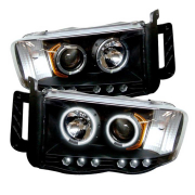 Spyder - Spyder Black CCFL Halo Projector LED Headlights | 2002-2005 Dodge Ram