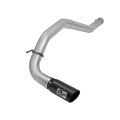 aFe Power - aFe Power Atlas 4" DPF-Back Aluminized Exhaust System w/Black Tip for 2016-2017 Nissan Titan XD