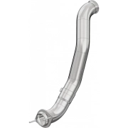 MBRP Performance Exhaust - MBRP Ford 6.4 Powerstroke Aluminized  Steel 4" Downpipe | FALCA455 | 2008-2010 Ford Powerstroke 6.4L