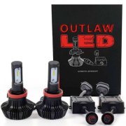 Outlaw Lights - Outlaw Lights LED Headlight Kit | 2011-2015 Lincoln MKX | HIGH/LOW BEAM | 9012