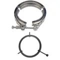 Freedom Injection - NEW Ford 6.4 Powerstroke Downpipe Clamp & Gasket | 7C3Z5A231AC, 7C3Z6L612B | 2008-2010 Ford Powerstroke 6.4L