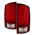 Spyder - Spyder® Red/Clear Fiber Optic LED Tail Lights | 2002-2006 Dodge Ram