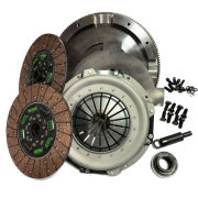 Valair Performance Clutches - Valair 7.3 Powerstroke Street Dual Disk Clutch Kit | NMU73ZF6DDS-ORG | 1999-2003 Ford Powerstroke 7.3L