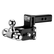 B&W Hitches - B&W Trailer Hitches Tow & Stow 8" Model 5" Drop 5.5" Rise Tri-Ball | TS10048B | Universal Fitment