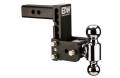 B&W Hitches - B&W Trailer Hitches Class V 2 1/2" Receiver Tow & Stow 8" Model 5" Drop 5.5" Rise 2" & 2 5/16" Balls | TS20037B | Universal Fitment
