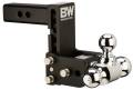 B&W Hitches - B&W Trailer Hitches Class V 2 1/2" Receiver Tow & Stow 8" Model 5" Drop 5.5" Rise Tri-Ball | TS20048B | Universal Fitment
