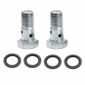 Freedom Injection - NEW Ford 6.0 and 6.4 Powerstroke High Flow Banjo Bolts & Washer Kit | 2003-2010 Ford Powerstroke 6.0 / 6.4L