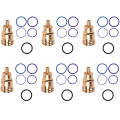 Freedom Injection - Volvo D11, D12, D13, D16 Injector Copper Sleeve Set | 3183368, 20586384, 85104134, 85124276, 3183241, 85115324 | Volvo D11, D12, D13, D16, & Mack MP7, MP8