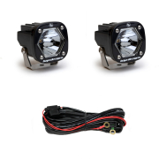 Baja Designs - Baja Designs S1 Black Laser Auxiliary Light Pod Pair | Universal Fitment