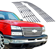 Dale's Billet Grilles - 05-06 Silverado Polished Aluminum Billet Grille | 2005-2006 Chevy Silverado 2500, 3500