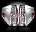 RECON - Recon Ford Tail Lights White LED's Clear Lenses | 264168CL | 2009-2014 Ford Raptor & F-150