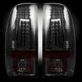 RECON - RECON 264176BK | LED Tail Lights - SMOKED (2008-2013 Ford Superduty F250 - F650)