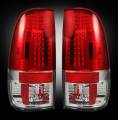 RECON - RECON 264176RD | LED Tail Lights - RED (2008-2016 Ford Superduty F250 - F650)