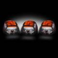 RECON - Recon Ford Cab Roof Lights Amber or White LED's Clear Lens w/Strobe | 264146CLS | 2003-2018 Dodge Ram 2500/3500