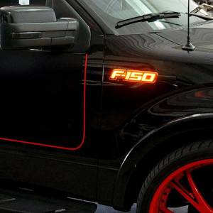 Ford 150 Led Emblems Light Up Ford Badges Blue Light – AFA-Motors