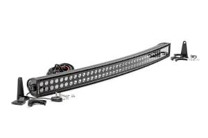 Rough Country 40-inch Curved CREE LED Light Bar (Dual Row | Black Series) | Dale's Super Store