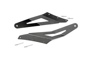 Rough Country 54-Inch Curved LED Light Bar Upper Windshield Mounts | 2003-2009 Dodge Ram 2500/3500 | Dale's Super Store
