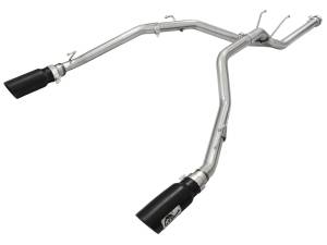 aFe Power Large Bore-HD 2-1/2" Stainless DPF-Back w/Black Tip | 2014-2018 RAM 1500 EcoDiesel 3.0L | Dale's Super Store