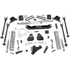 Rough Country 6 In 4-Link Suspension Lift Kit for 2017 6.7L Ford Powerstroke F250/F350 4WD | 50320