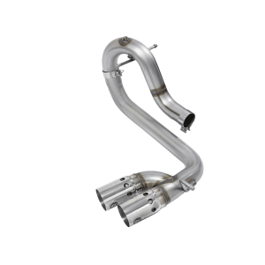 aFe Power Rebel Series 3" Stainless DPF-Back w/Polished Tips | 2016-2017 2.8L GM Colorado/Canyon Duramax LWN | Dale's Super Store