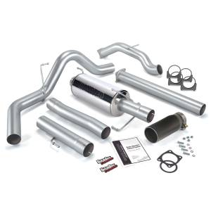 Banks Power Monster Exhaust System w/Black Tip | 2003-2004 Dodge Cummins 5.9L (SCLB/CCSB, w/Catalytic Converter) | Dale's Super Store