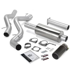 Banks Power Monster Exhaust System w/Black Tip | 2006-2007 Chevy/GMC Duramax LBZ 6.6L (CCLB) | Dale's Super Store