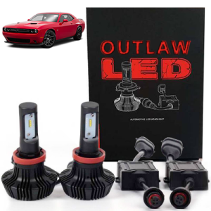 Outlaw Lights - Outlaw Lights LED Headlight Kit | 2009-2014 Dodge Challenger | LOW BEAM | H13