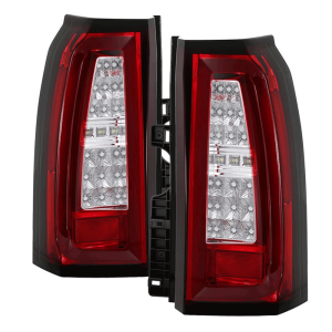 Spyder Chrome/Red LED Tail Lights | 2015-2017 Chevy Suburban, Tahoe / GMC Yukon | Dale's Super Store