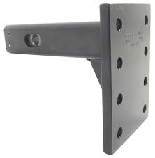 Convert-A-Ball Cushioned Adjustable Pintle Mounting Bar for 2" Hitches - 8 Holes - 10,000 lbs | CDCAM-PC-2 | Universal Fitment | Dale's Super Store