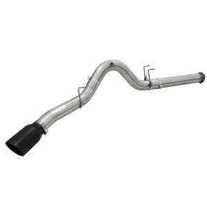 aFe Power - AFE ATLAS 5" DPF-Back Exhaust System w/Black Tip For 2015-16 Ford Powerstroke 6.7L