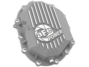 aFe Power - aFe Power Street Series Front Differential Cover Raw w/Machined Fins | 46-71050A | 2011-2018 Chevy/GMC HD