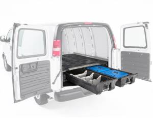 Decked LLC - Decked Truck Bed Storage System (135" Wheelbase) | DCKVNGM96EXSV55 | 1996+ Chevy Express/Savanna Cargo Van