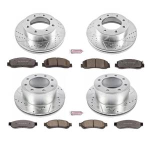 PowerStop - Power Stop Z36 Complete Rotor & Pad Kit (SRW Only) | PWR-K5575-36 | 2011 Ford HD